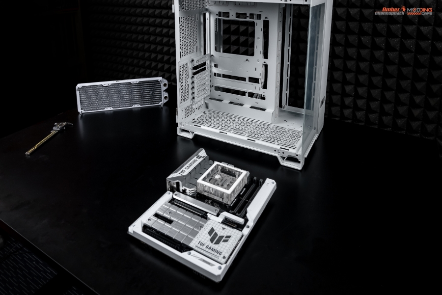 Hidden wiring + hidden tubing - BTF prebuild kit with Corsair 6500X ...