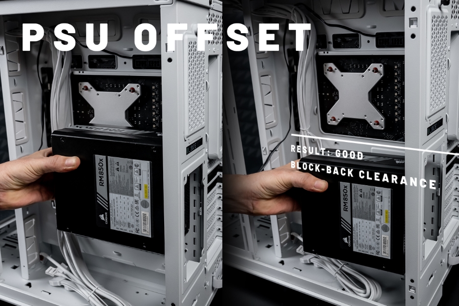Hidden wiring + hidden tubing - BTF prebuild kit with Corsair 6500X ...